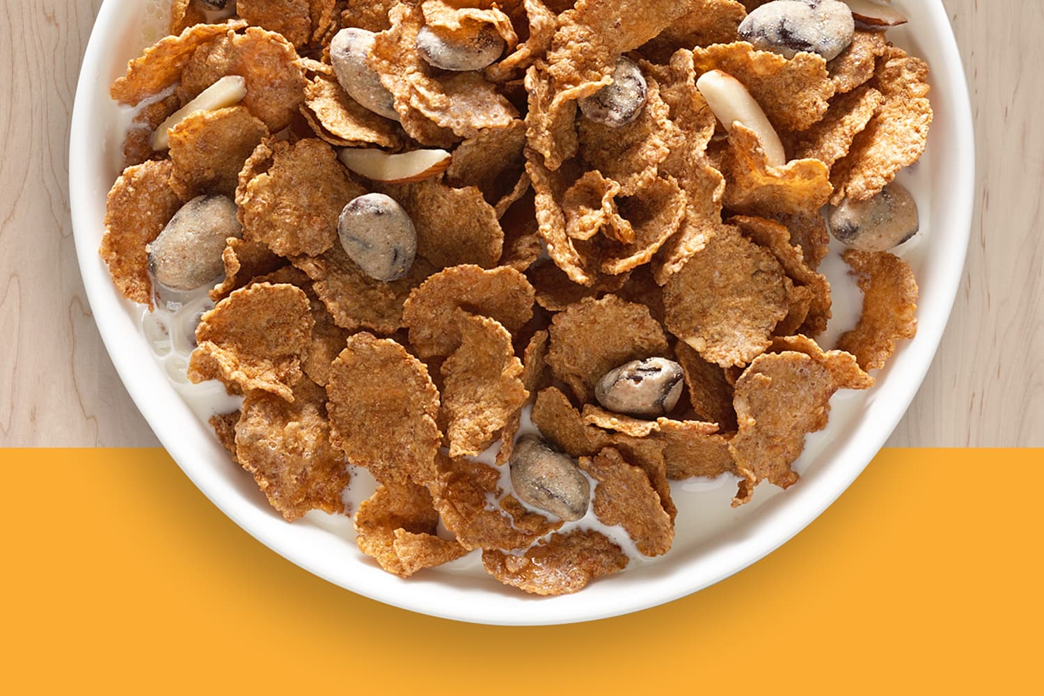 Bowl of Raisin Nut Bran cereal